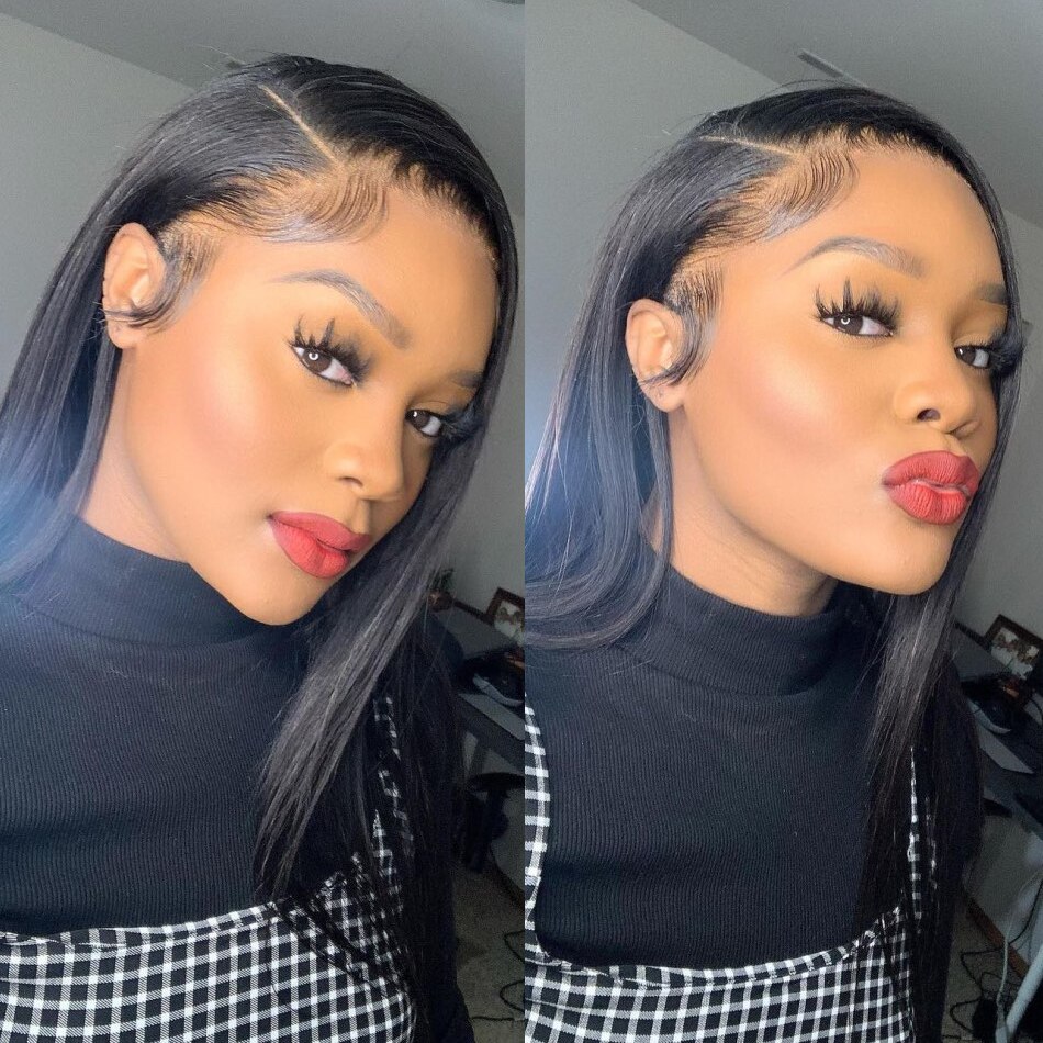 Straight Lace Front Human Hair Wig Straight Lace Front Human Hair Wig