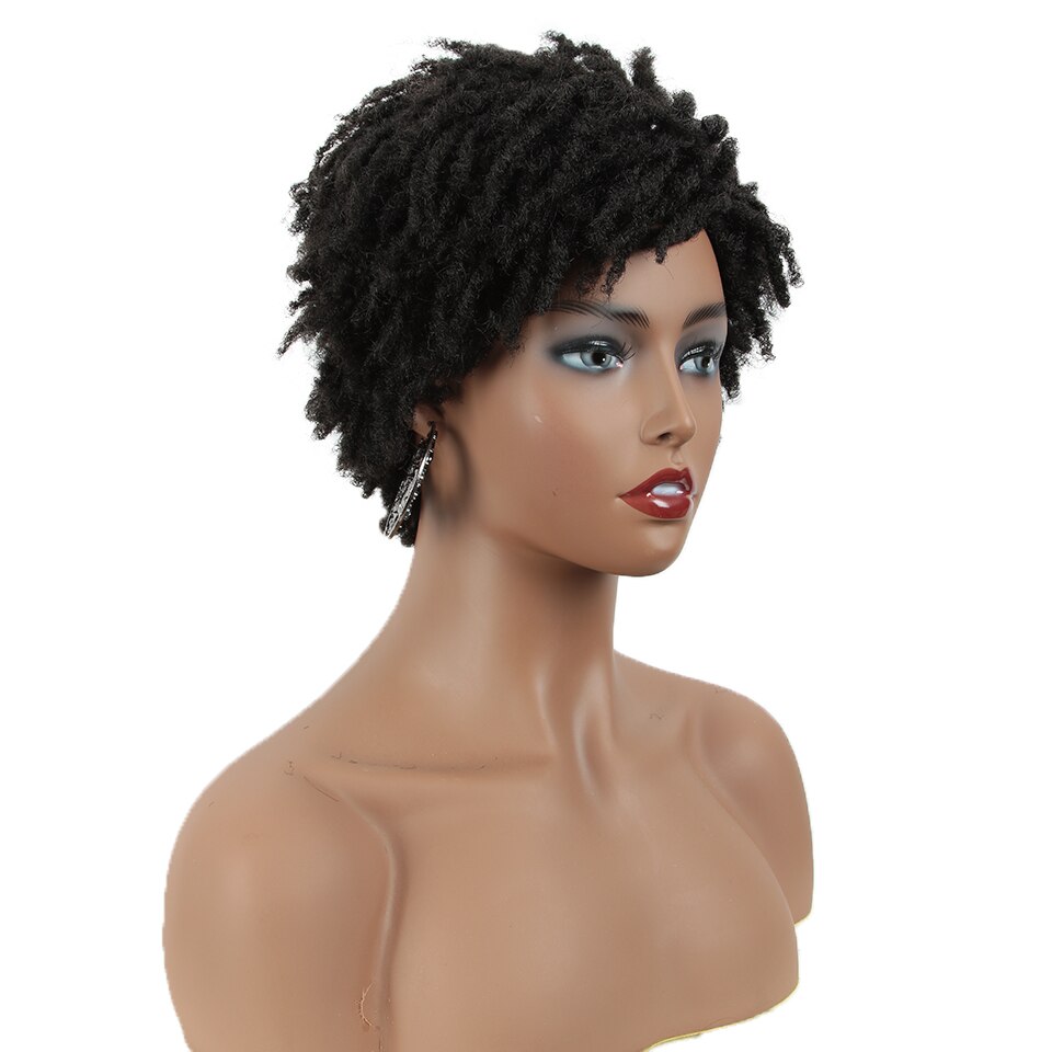 Short Dreadlocks Synthetic Hair Wig Short Dreadlocks Synthetic Hair Wig