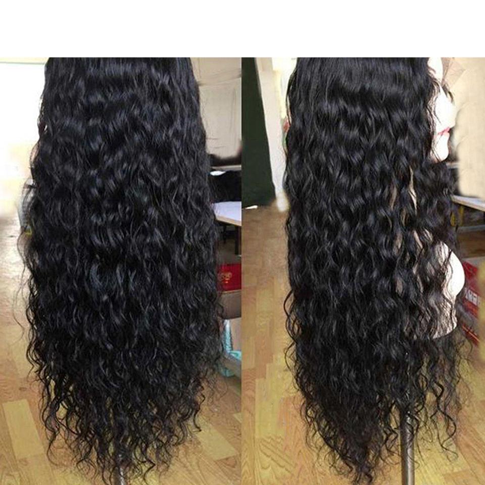 Transparent Lace Water Wave Wig