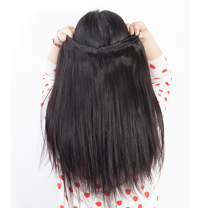 Peruvian Straight Black Hair Bundles