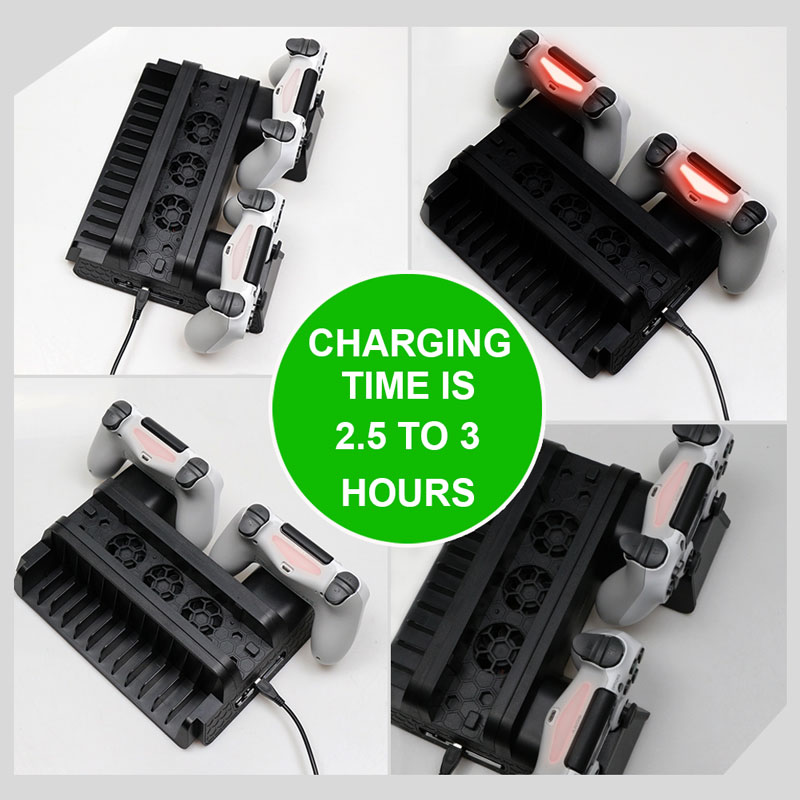 Dual Controller Charger with Cooling Fan