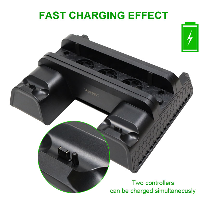 Dual Controller Charger with Cooling Fan