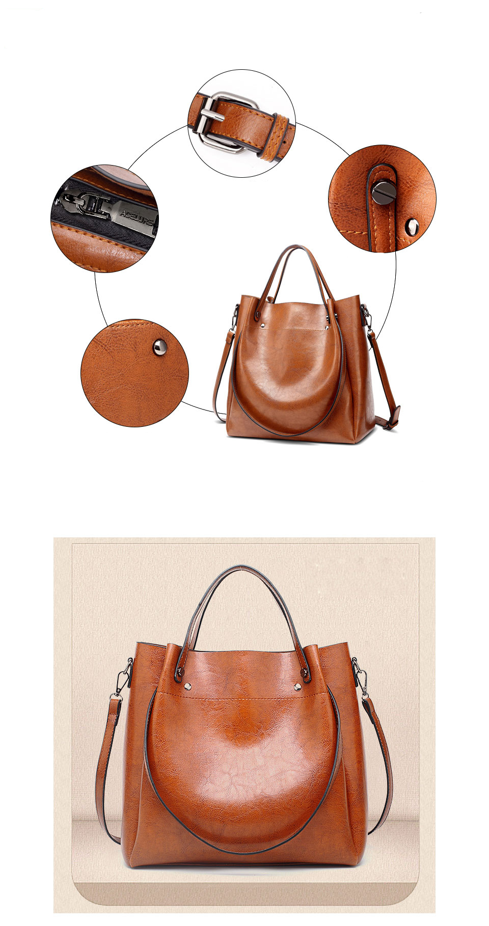 Women's Casual Style Large Capacity Handbag Women's Casual Style Large Capacity Handbag