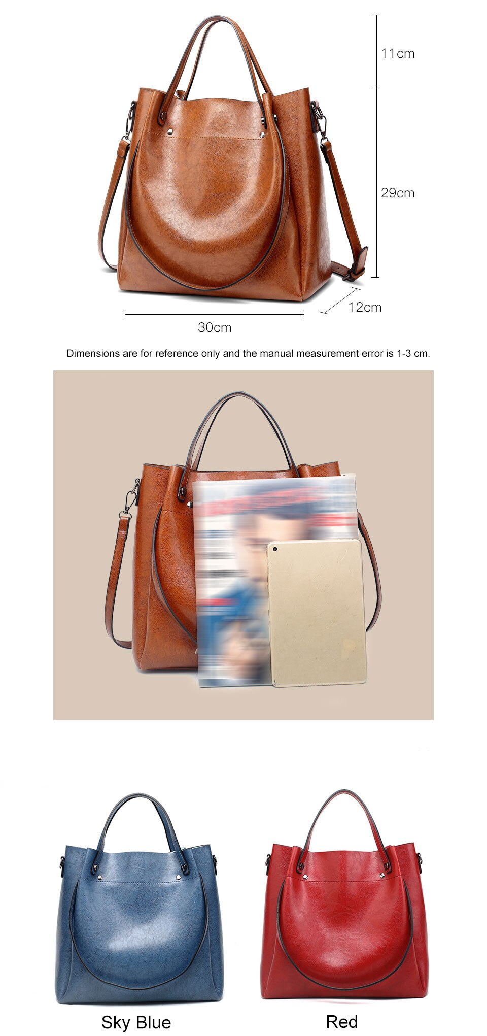 Women's Casual Style Large Capacity Handbag Women's Casual Style Large Capacity Handbag