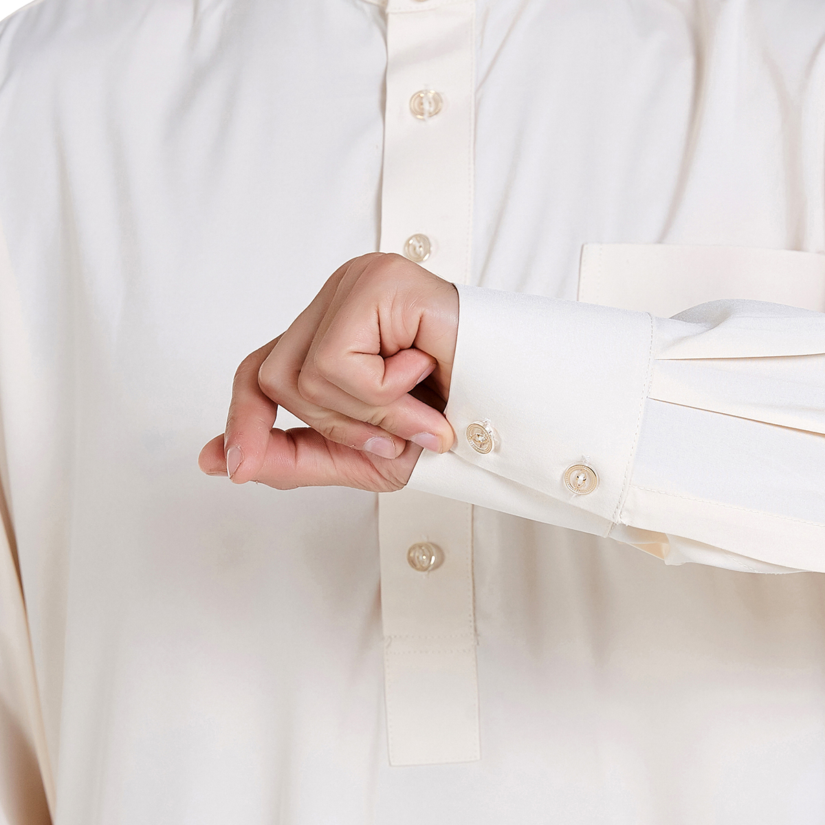 Men's Solid Color Kaftan