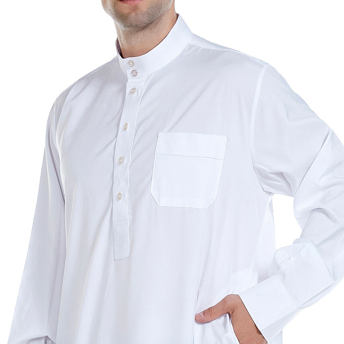 Men's Solid Color Kaftan
