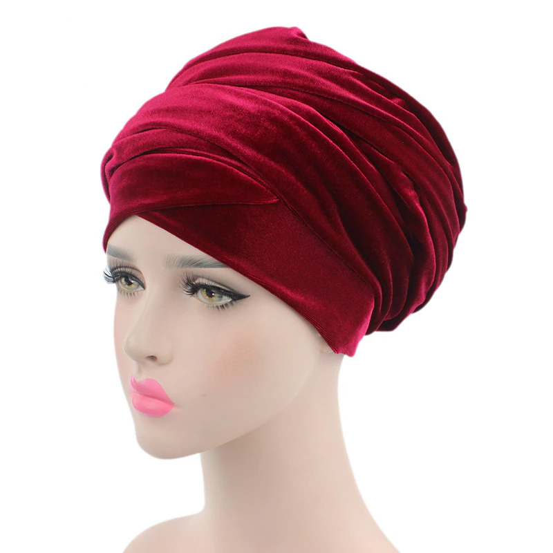 Pleated Velvet Magic Turban Pleated Velvet Magic Turban