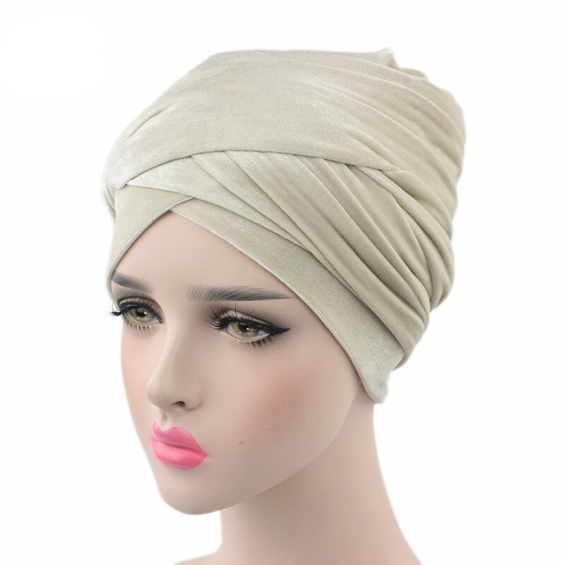 Pleated Velvet Magic Turban Pleated Velvet Magic Turban