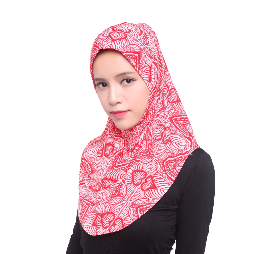 Women's Muslim Hijab with Pattern Women's Muslim Hijab with Pattern