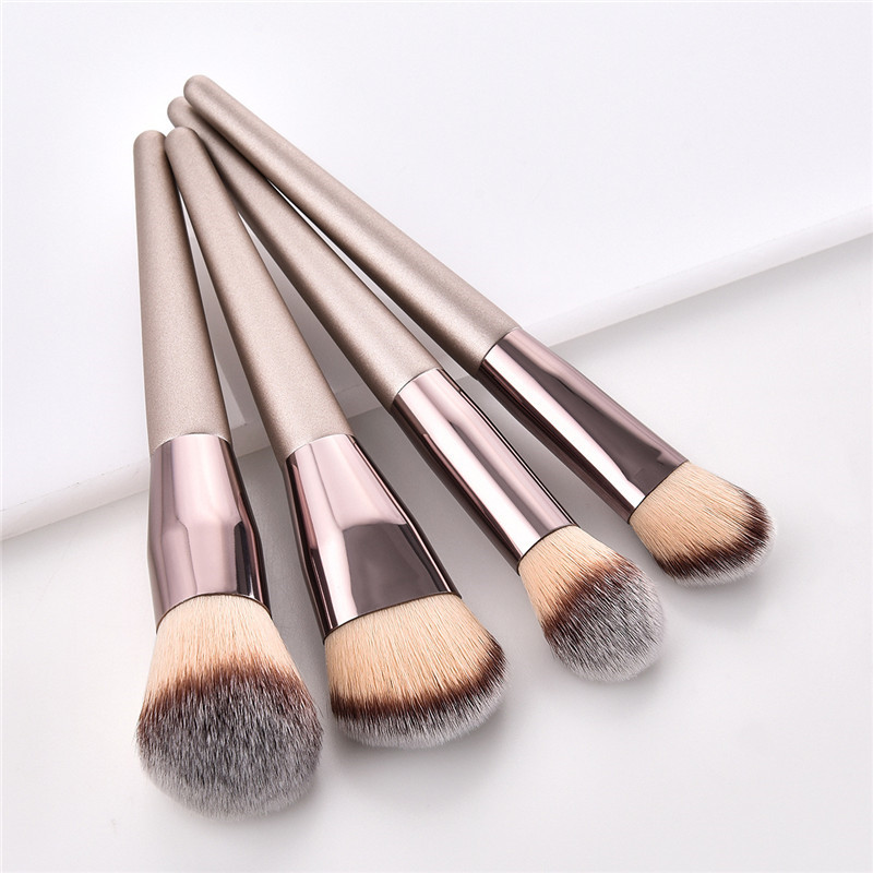 Champagne Color Makeup Brushes Set Champagne Color Makeup Brushes Set