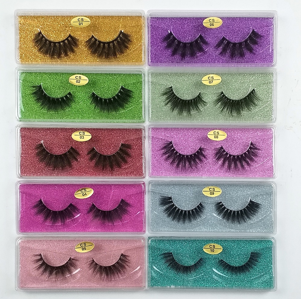 Natural Mink Eyelashes 30/40/50/100 Pairs Set Natural Mink Eyelashes 30/40/50/100 Pairs Set