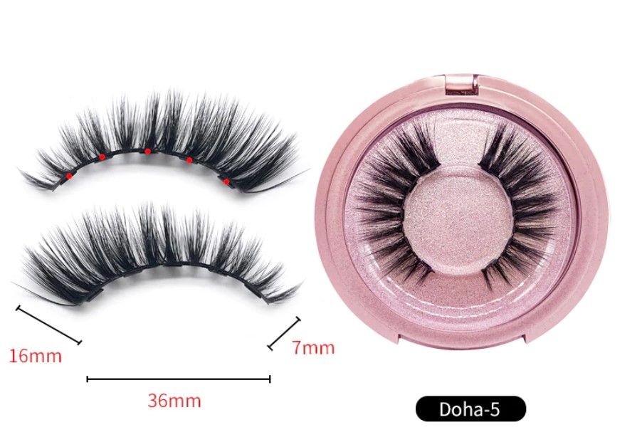 3D Mink Magnetic Eyelashes with Eyeliner Kit