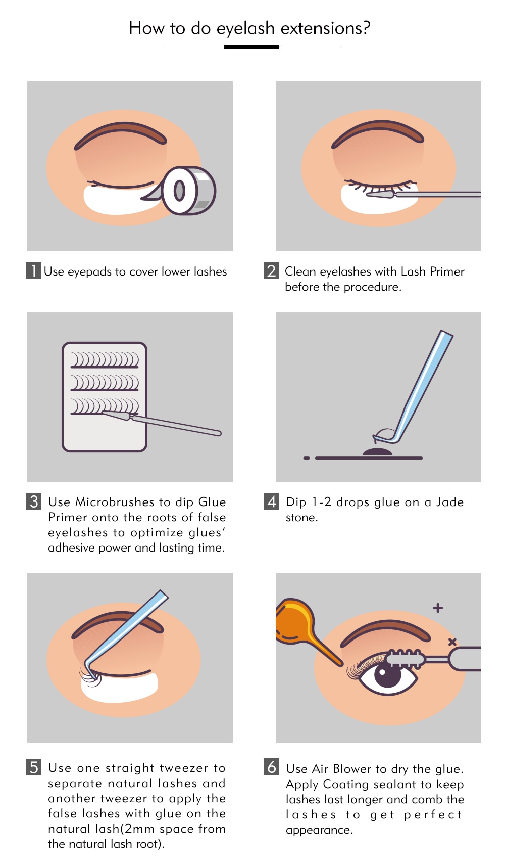 0.5-1s Drying Eyelash Extension 0.5-1s Drying Eyelash Extension