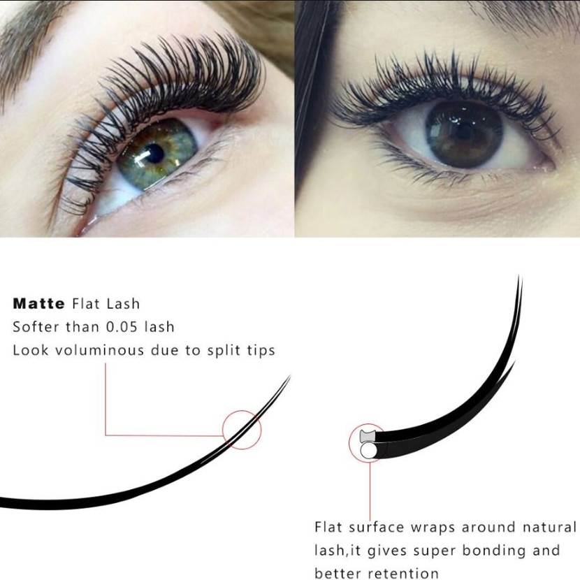 Ellipse Flat Matte Eyelashes Set