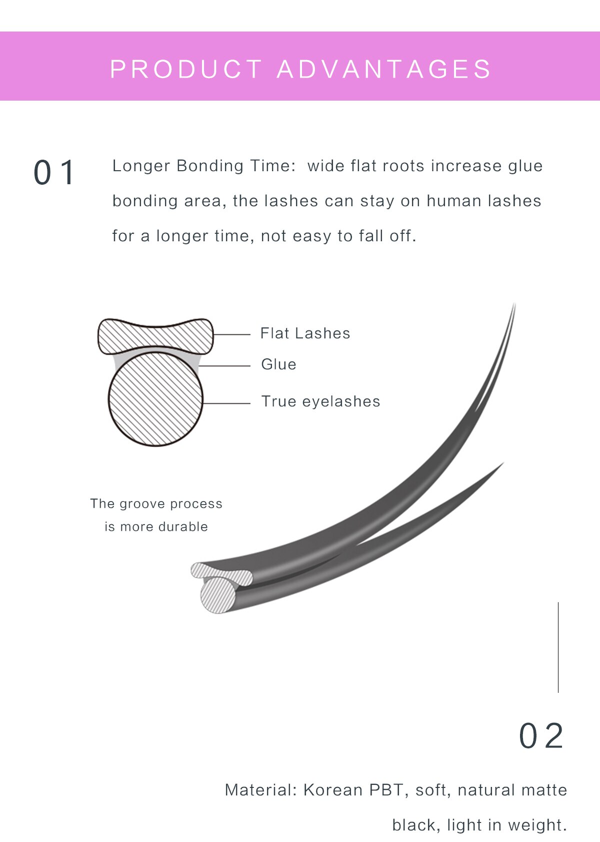 Super Soft Flat Ellipse Magnetic Eyelashes Set