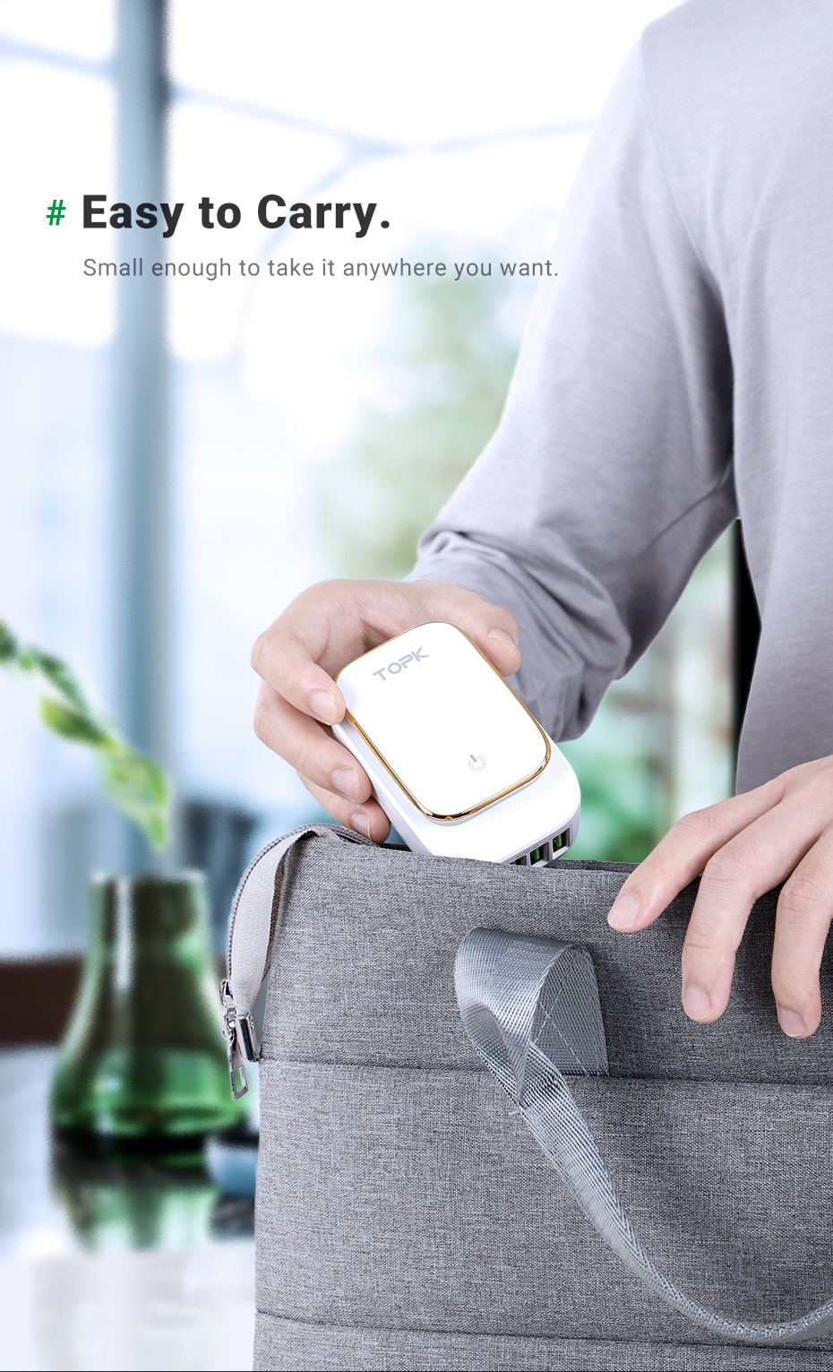 Universal Four-USB Charger with LED Light Universal Four-USB Charger with LED Light