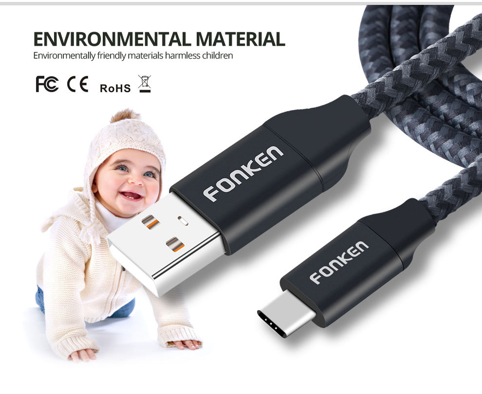 Quick Charging Type-C USB Cable Quick Charging Type-C USB Cable