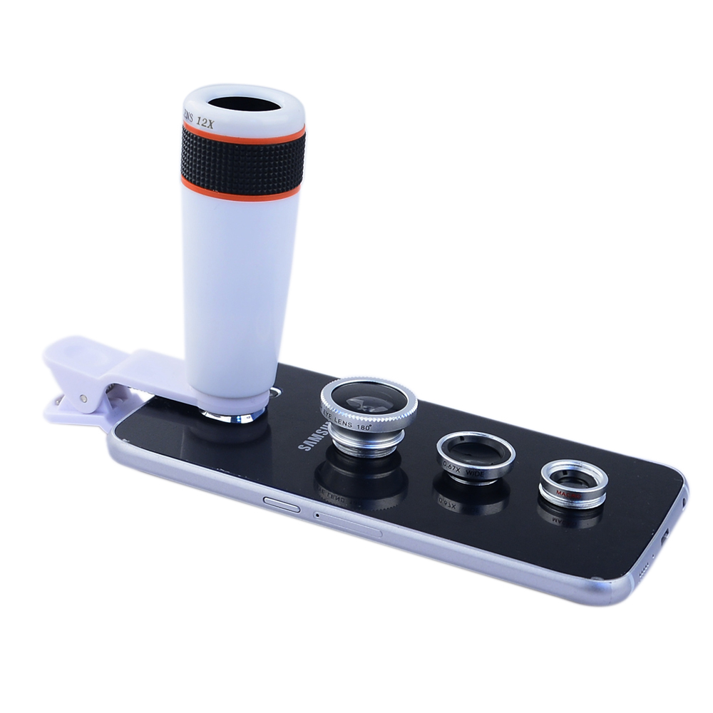 Colorful Phone Lenses Kit with Telephoto Lens Colorful Phone Lenses Kit with Telephoto Lens