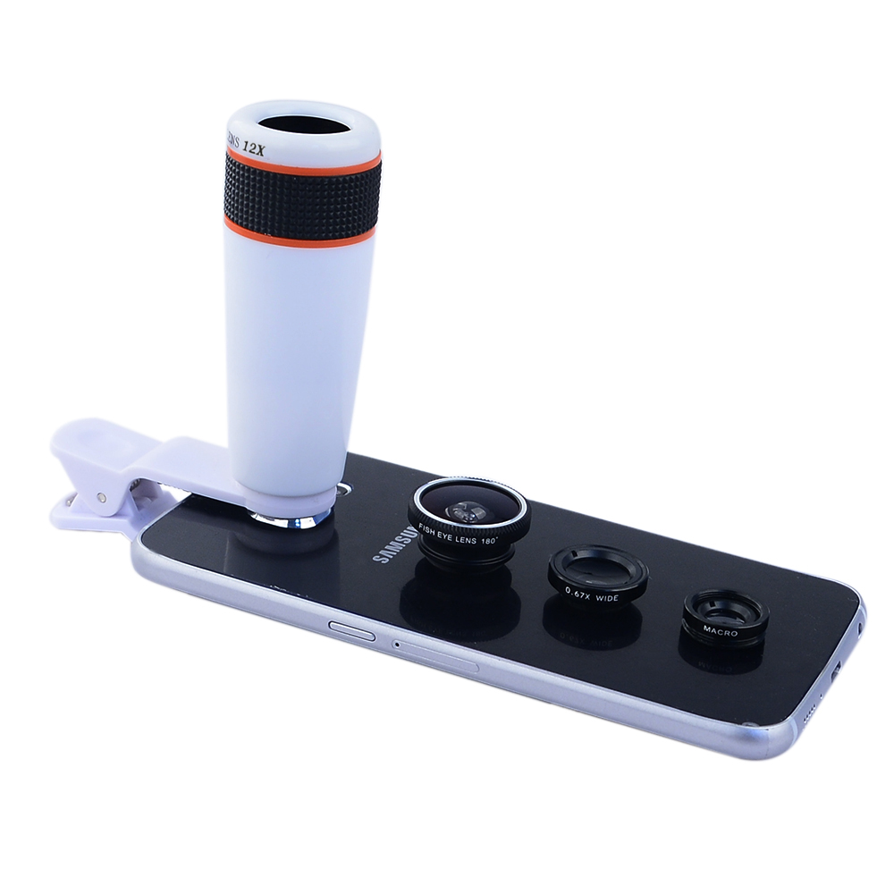 Colorful Phone Lenses Kit with Telephoto Lens Colorful Phone Lenses Kit with Telephoto Lens