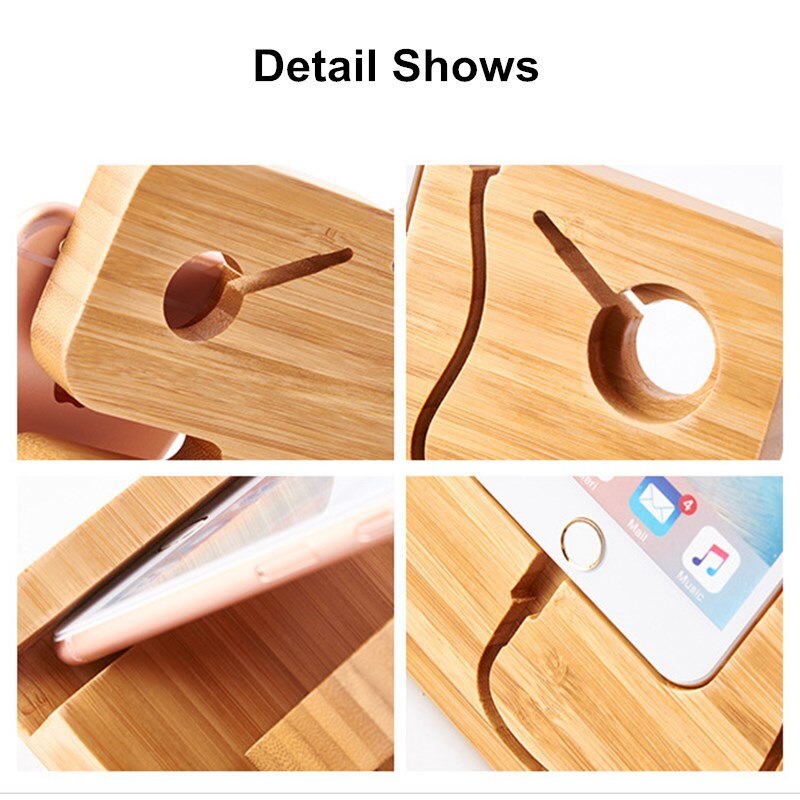 Desktop Wooden Charging Stands