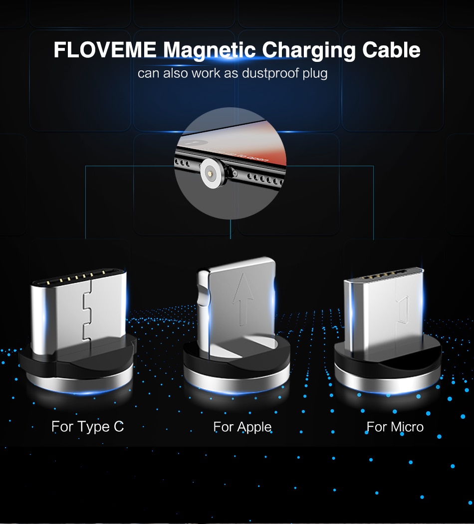 3 in 1 Magnetic Design Interchangeable USB Cable 3 in 1 Magnetic Design Interchangeable USB Cable