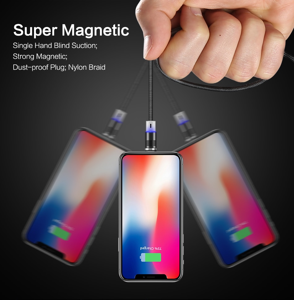 3 in 1 Magnetic Design Interchangeable USB Cable 3 in 1 Magnetic Design Interchangeable USB Cable