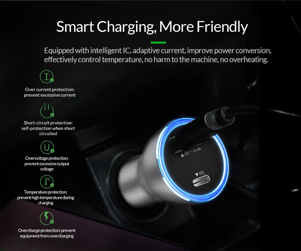 PD 3.0 USB Car Charger PD 3.0 USB Car Charger